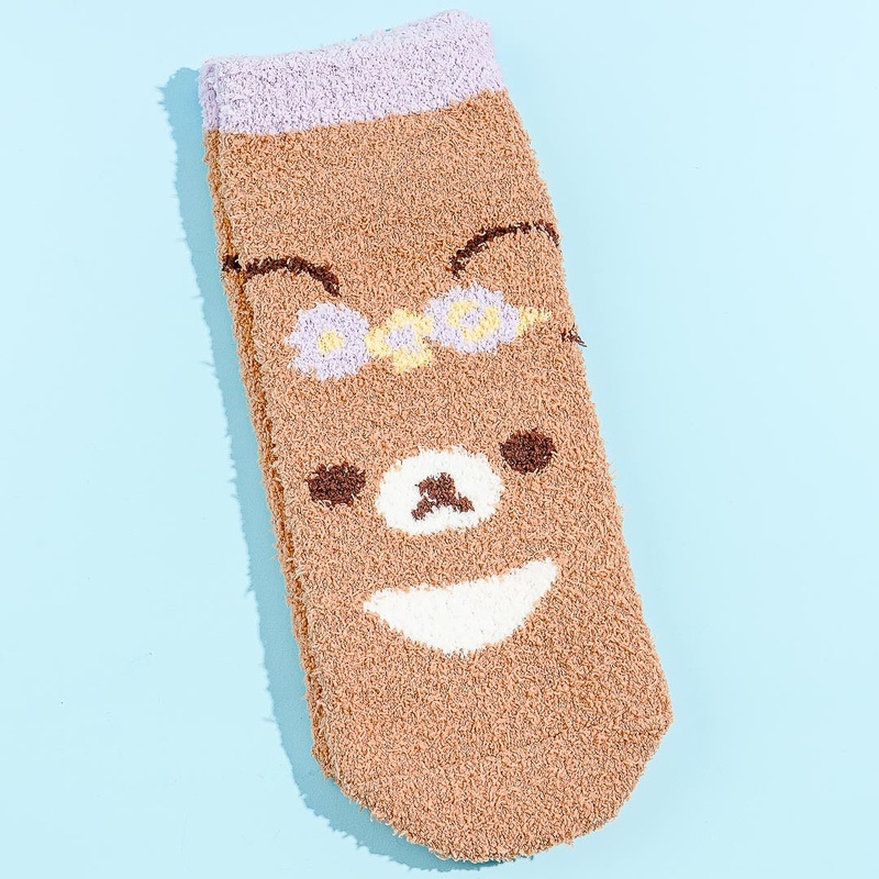 Chairoikoguma Flower Tea Time Socks