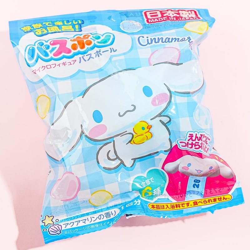 Cinnamoroll Bath Ball With Pencil Charm