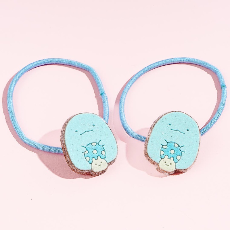 Sumikko Gurashi Flocky Hair Ties - Tokage