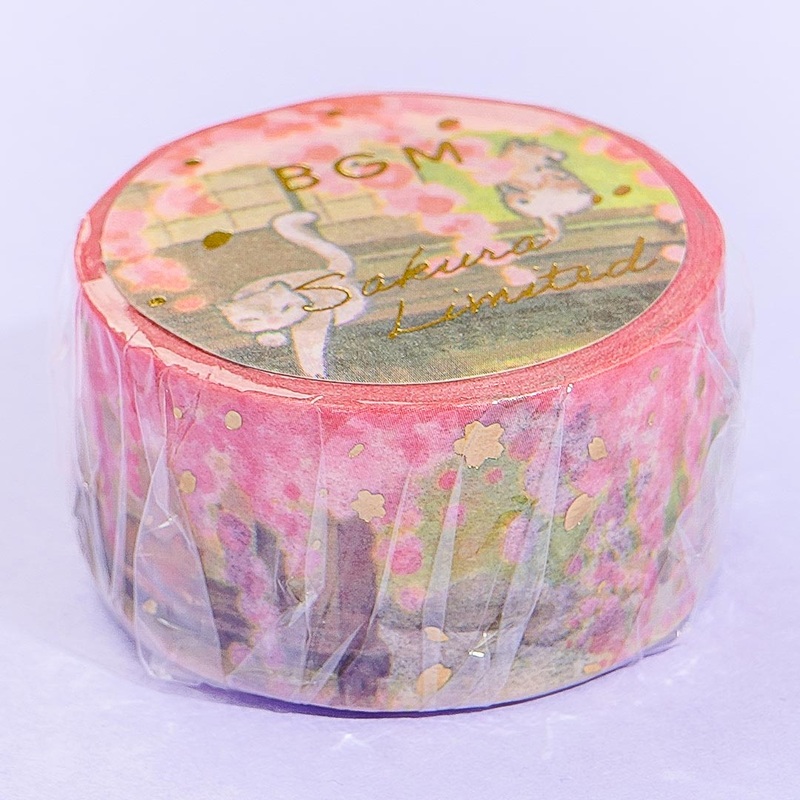 BGM Sakura Cat Masking Tape