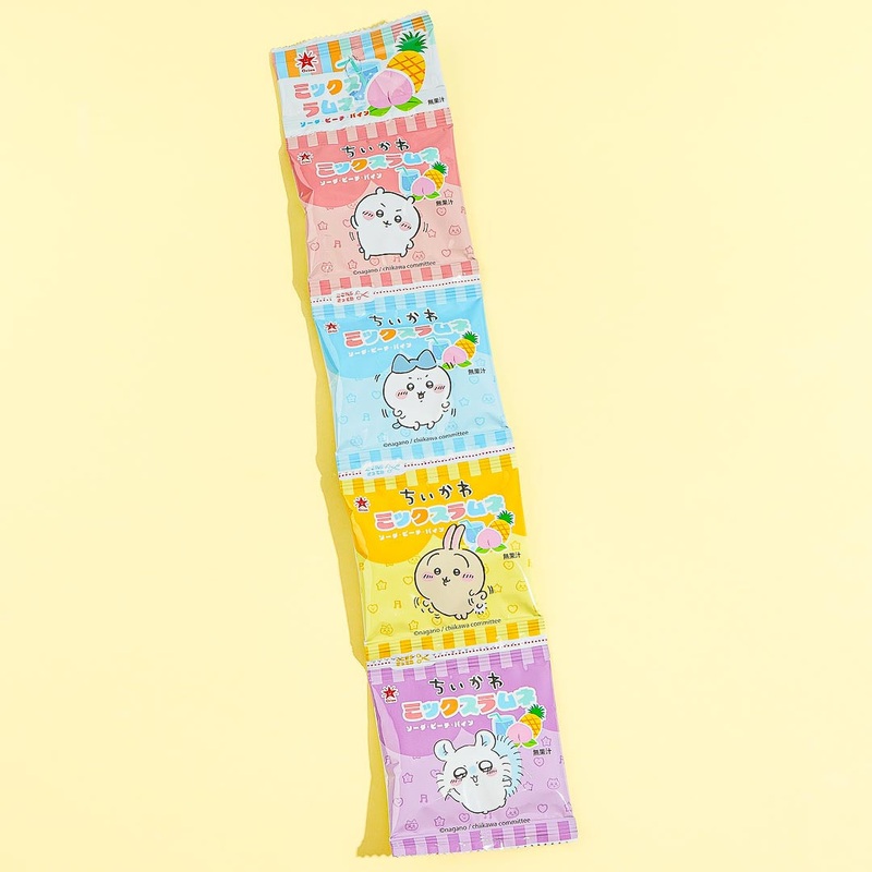 Chiikawa Mixed Ramune Candy Set - 4pcs