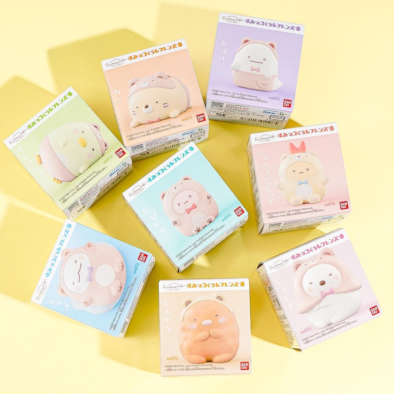 Sumikko Gurashi Friends 8 Figure With Gum