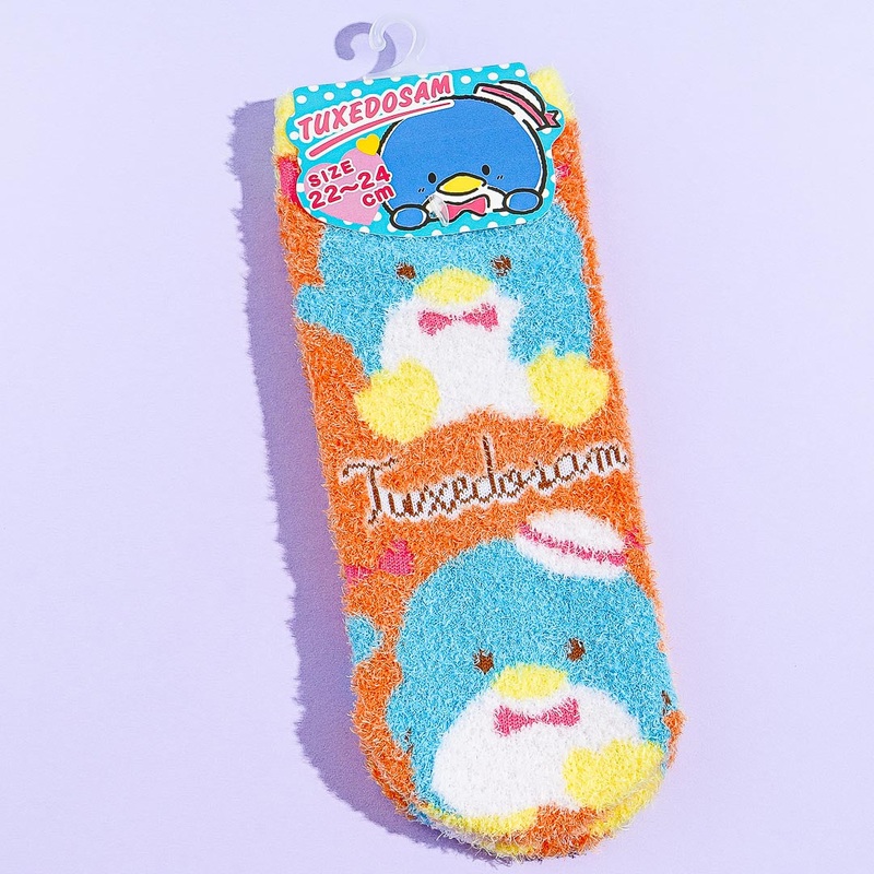 Tuxedosam Fuzzy Heart Socks