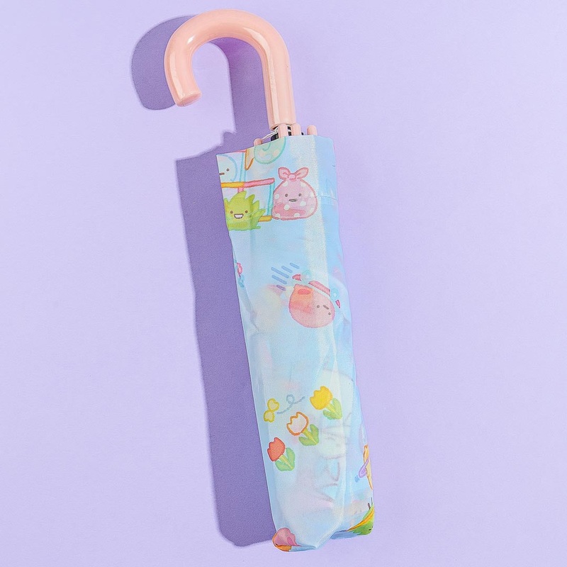 Sumikko Gurashi Flowery Folding Umbrella