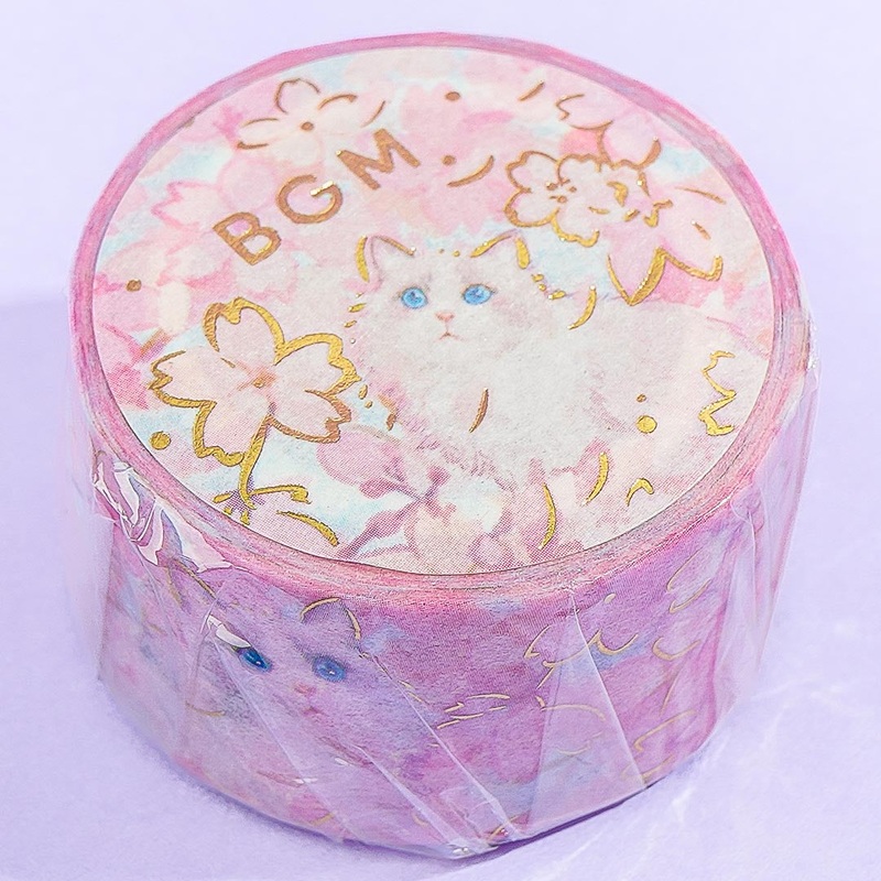 BGM Sakura Neko Masking Tape