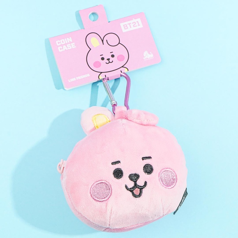 BT21 Fluffy Face Coin Purse - COOKY