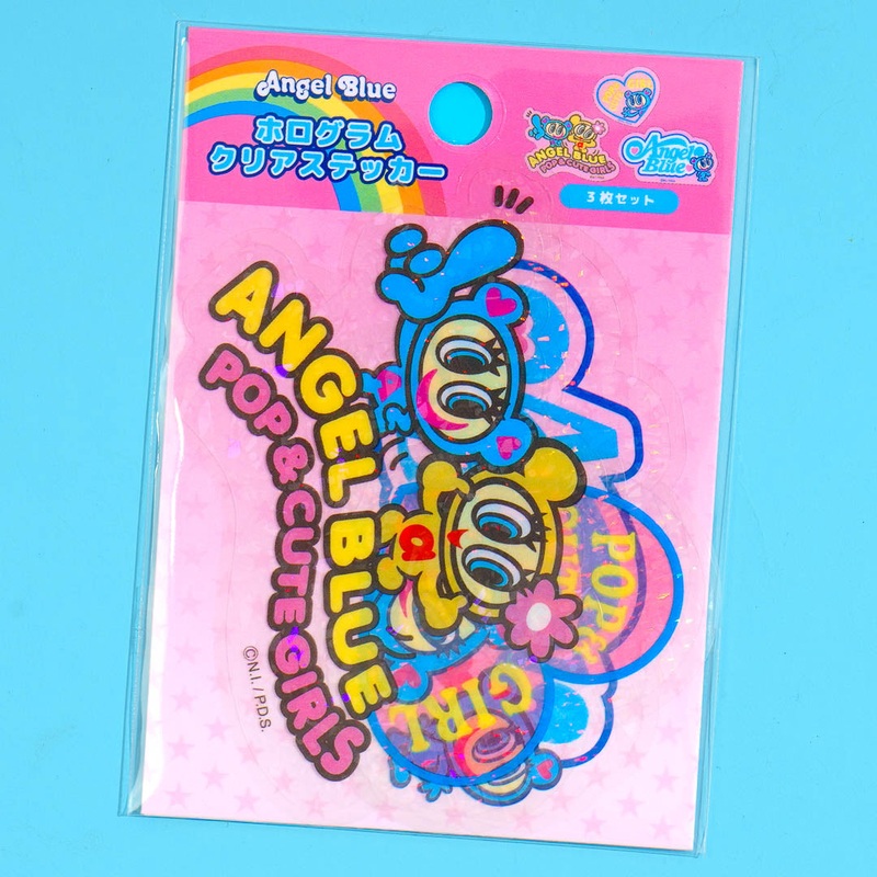 Angel Blue Pop Girls Stickers