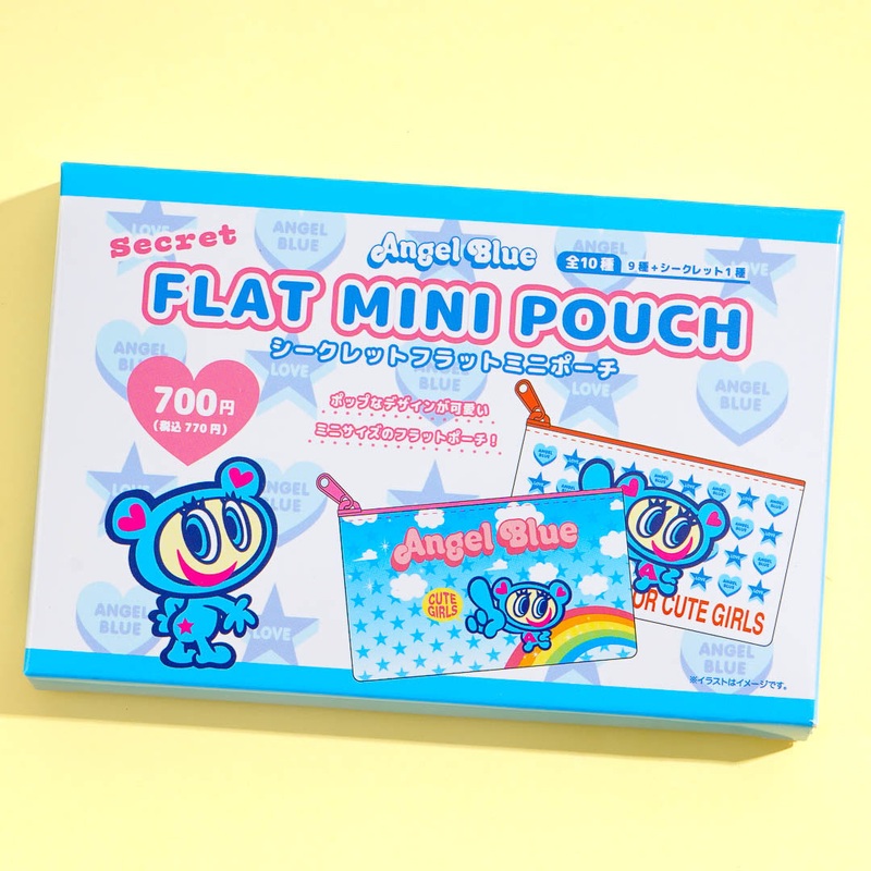 Angel Blue Secret Flat Mini Pouch Collectible