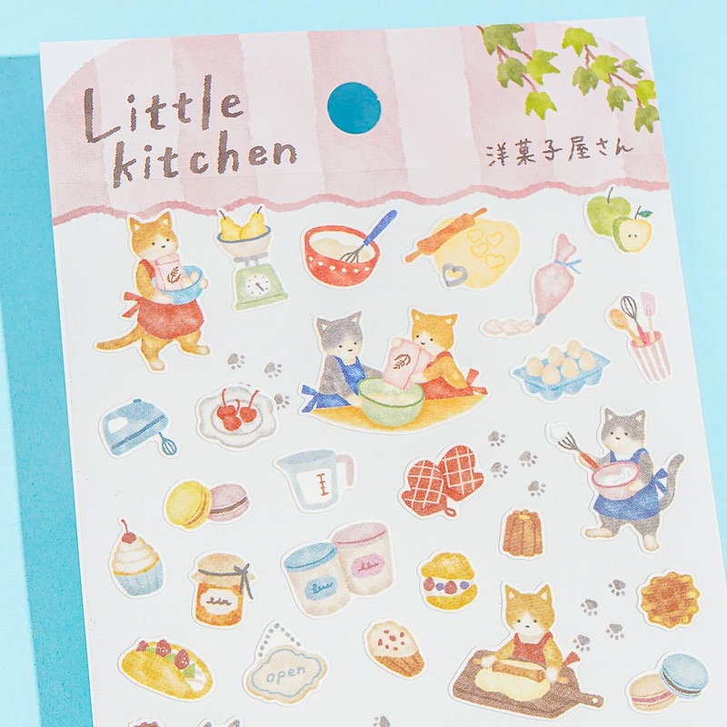 Cat Little Kitchen Sticker Sheet