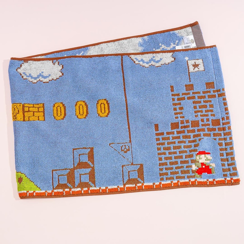 Super Mario Game Field Long Towel