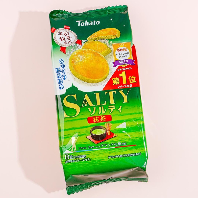 Tohato Salty Matcha Cookies