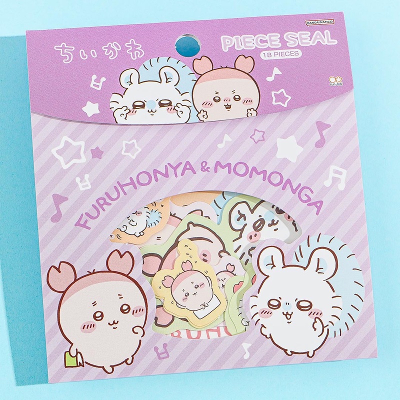 Chiikawa Furuhonya & Momonga Piece Seal Stickers