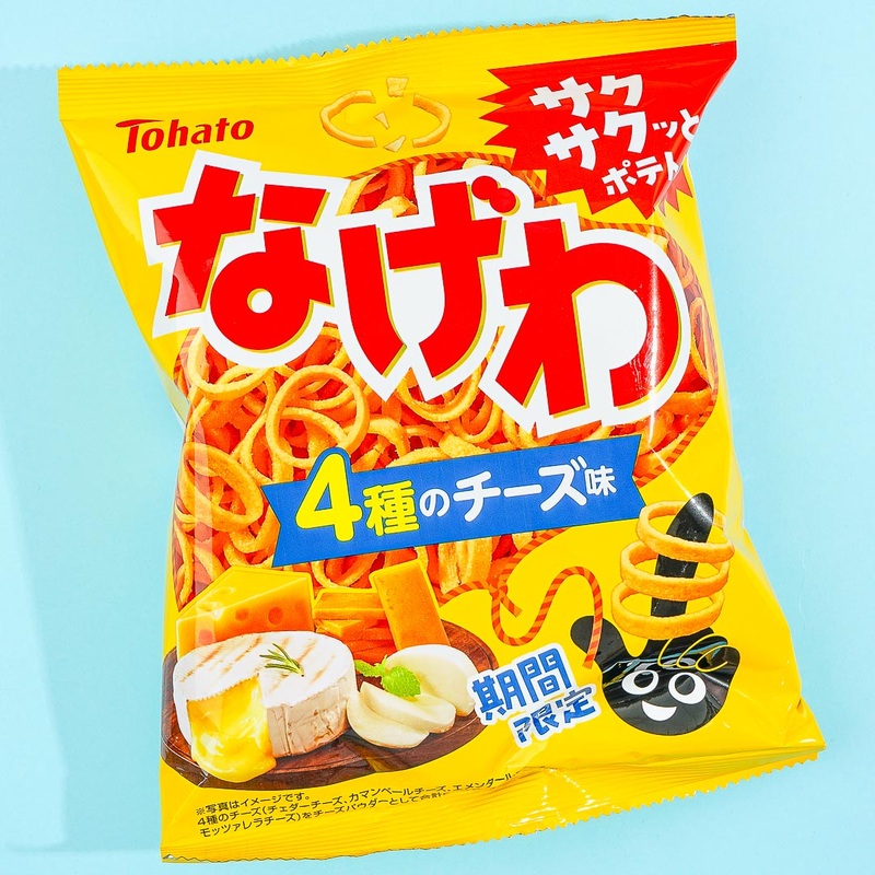 Tohato Nagewa Potato Ring Snacks - 4 Cheese