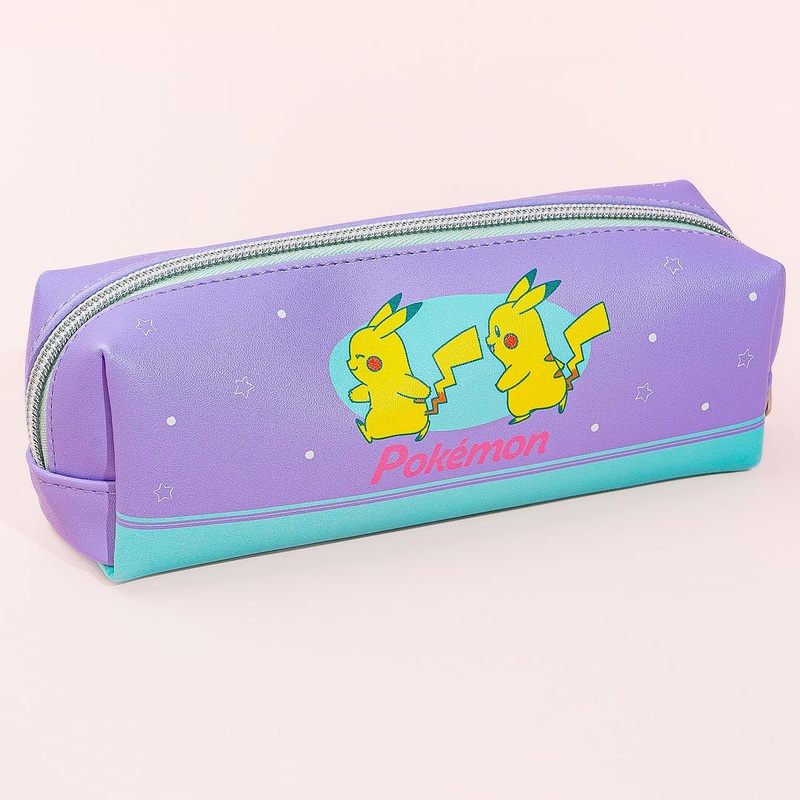 Twin Pikachu Rectangular Pen Pouch