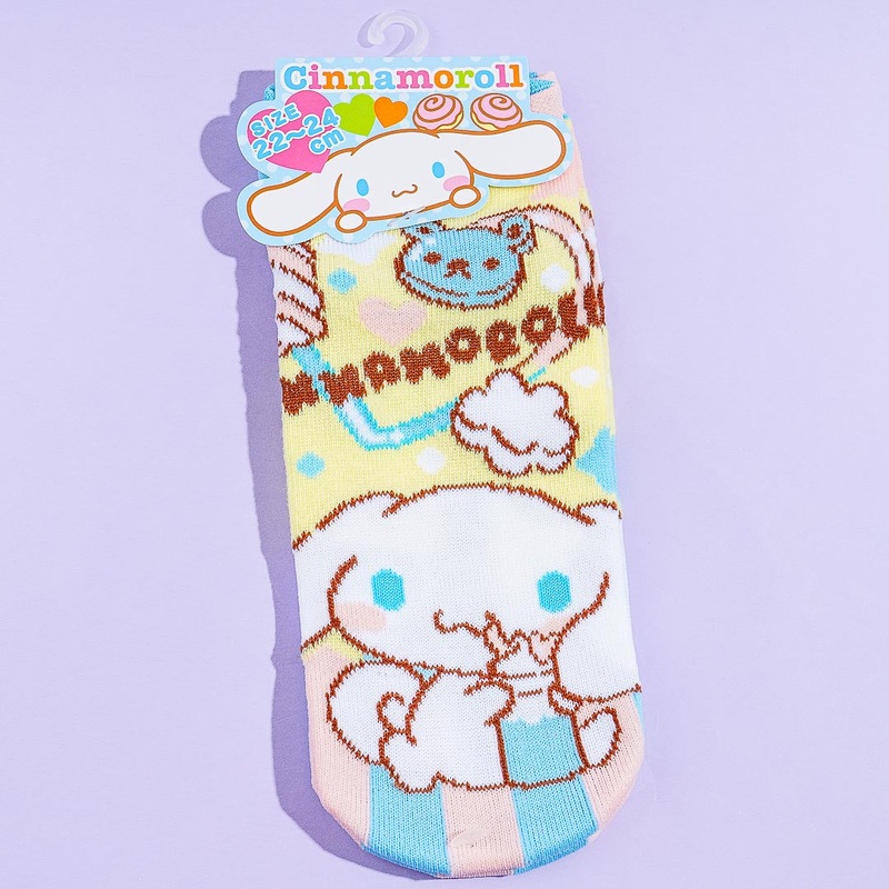 Cinnamoroll Cream  Soda Jacquard Socks