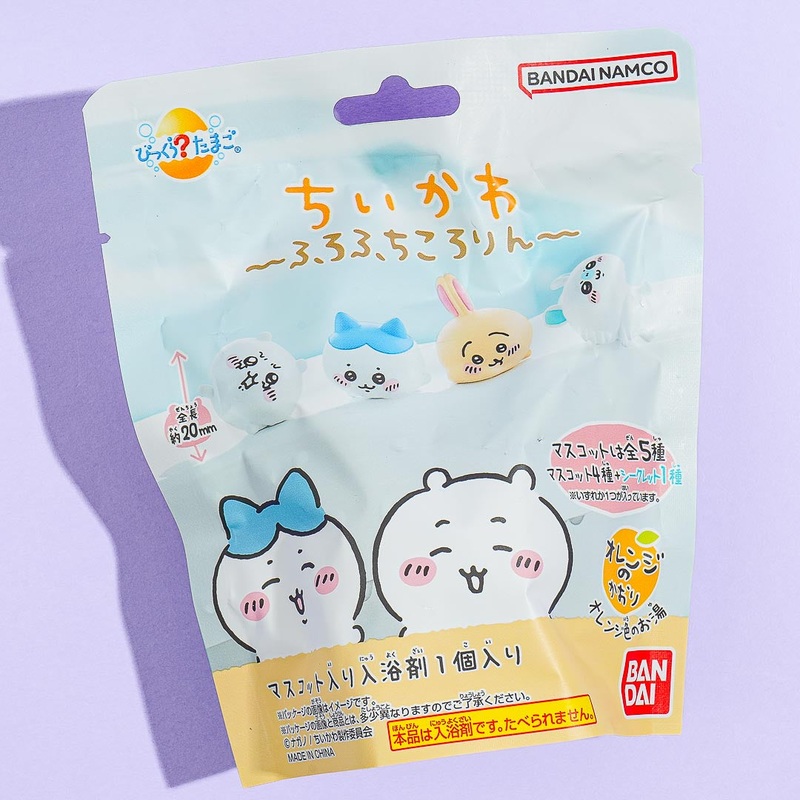 Chiikawa Bikkura Tamago Bath Ball - Orange