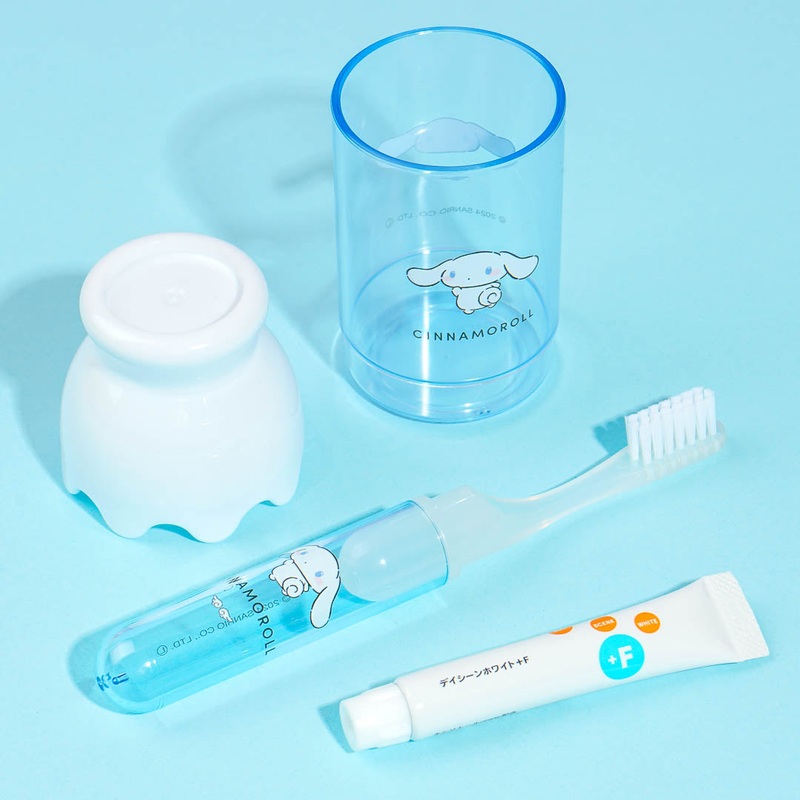 Cinnamoroll MIlk Bottle Toothbrush & Cup Set