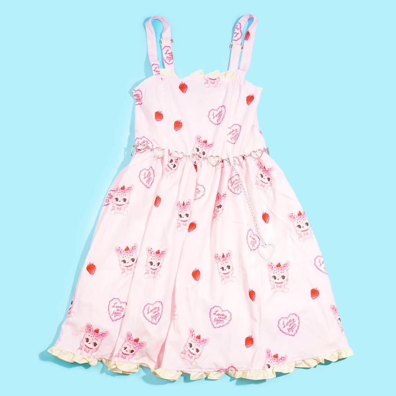 ACDC RAG Berry Bunny Camisole Dress