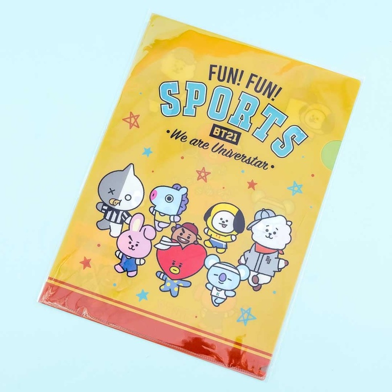 BT21 Universe Sports A4 File Folder