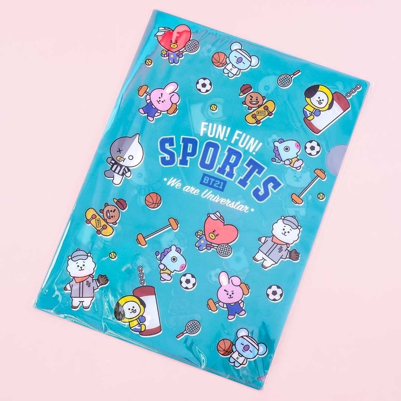 BT21 Universe Sports Festival A4 File Folder