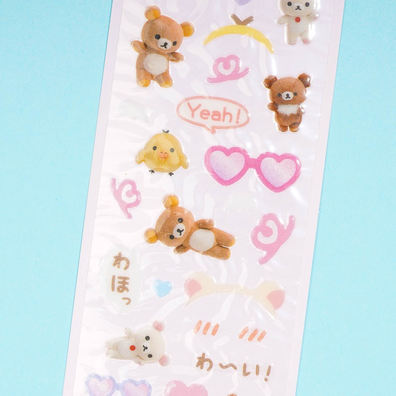 Rilakkuma Choose Friends Plushie Playtime Stickers