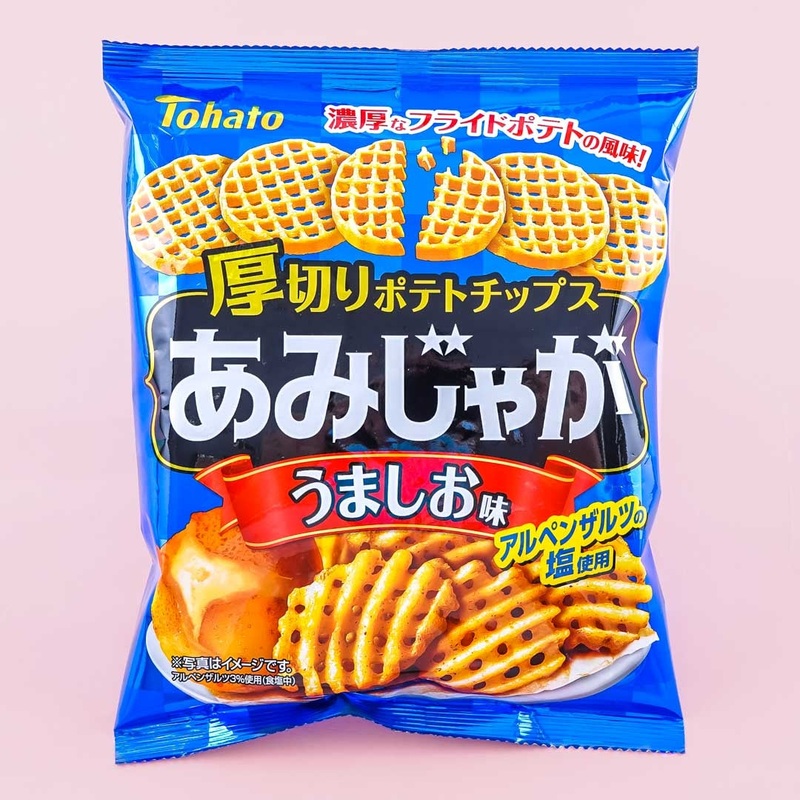 Tohato Amijaga Potato Chips - Umashi Taste