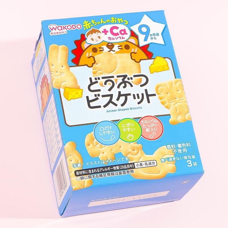 Wakodo Baby +Ca Animal-Shaped Biscuits