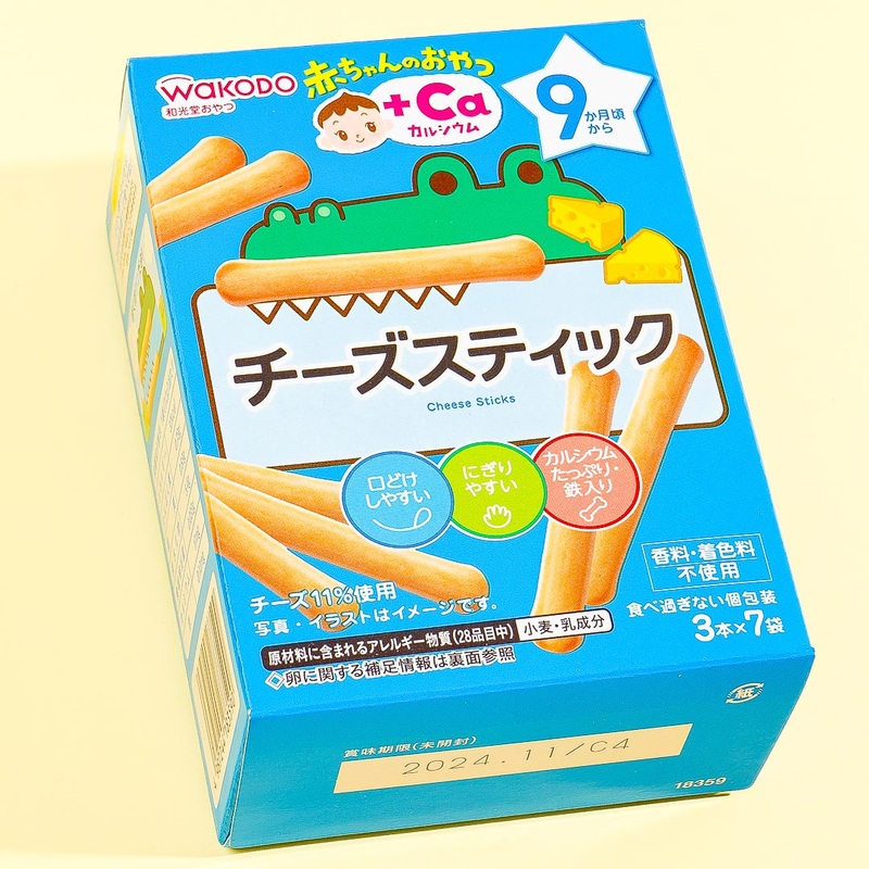 Wakodo Baby +Ca Calcium Cheese Sticks