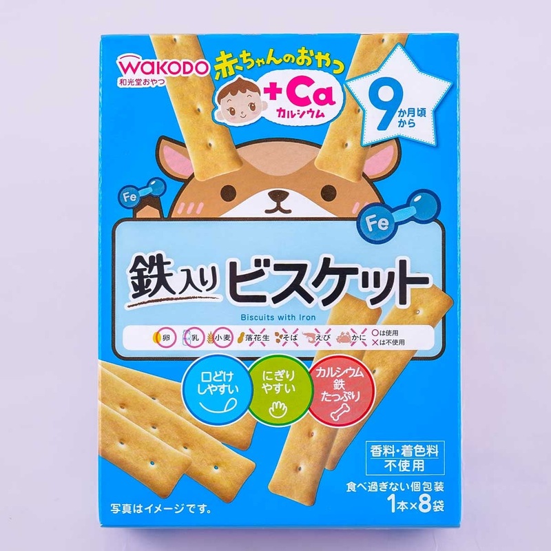 Wakodo Baby +Ca Calcium Iron-Filled Biscuits