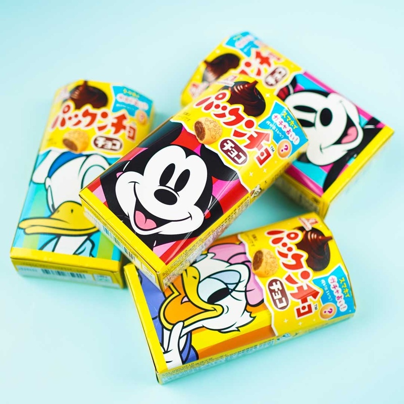 Disney Characters Pakkuncho Chocolate-Filled Biscuits