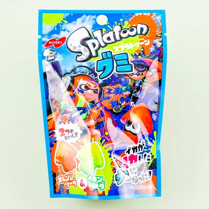 Nobel Splatoon Gummies - Orange Soda & Melon Soda