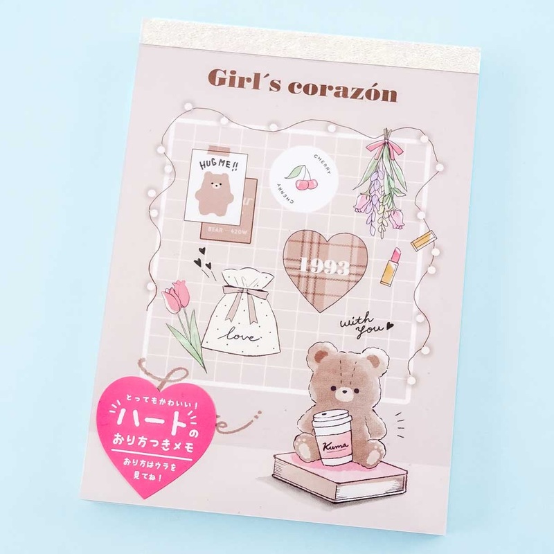 Girl's Corazon Kuma Memopad
