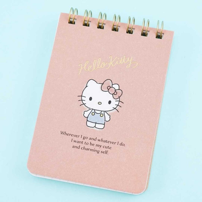 Hello Kitty Charming Mini Spiral Notepad