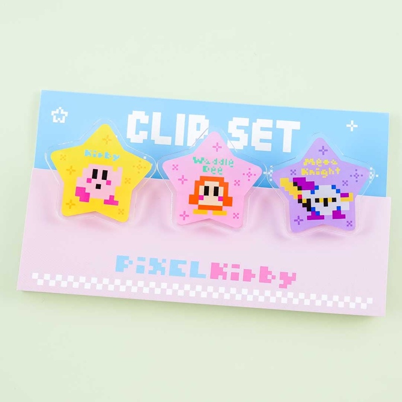 Kirby Pixel Clip Set