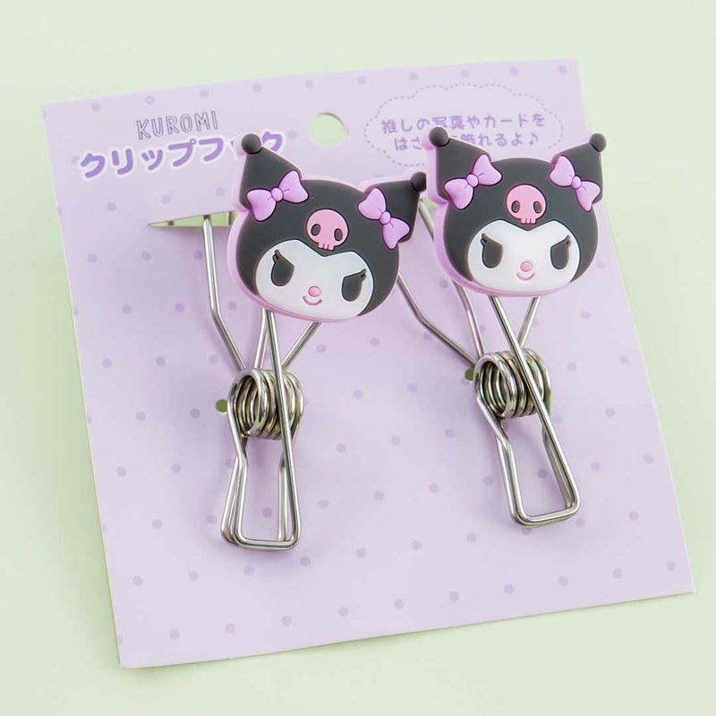 Kuromi Metal Hook Clip Set - 2 pcs