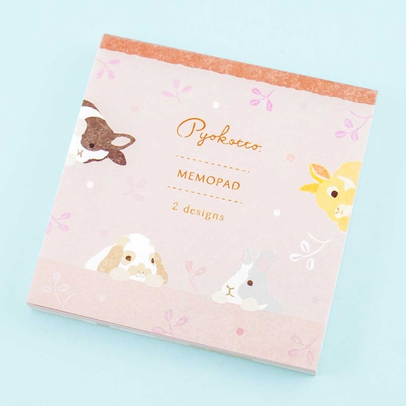 Pyokotto Memo Pad - Rabbits
