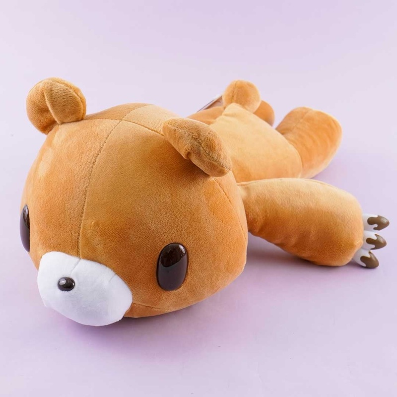 Gloomy Bear Lying Plushie - Brown / Medium