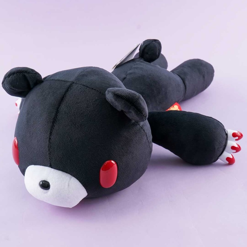 Gloomy Bear Lying Plushie - Dark / Medium