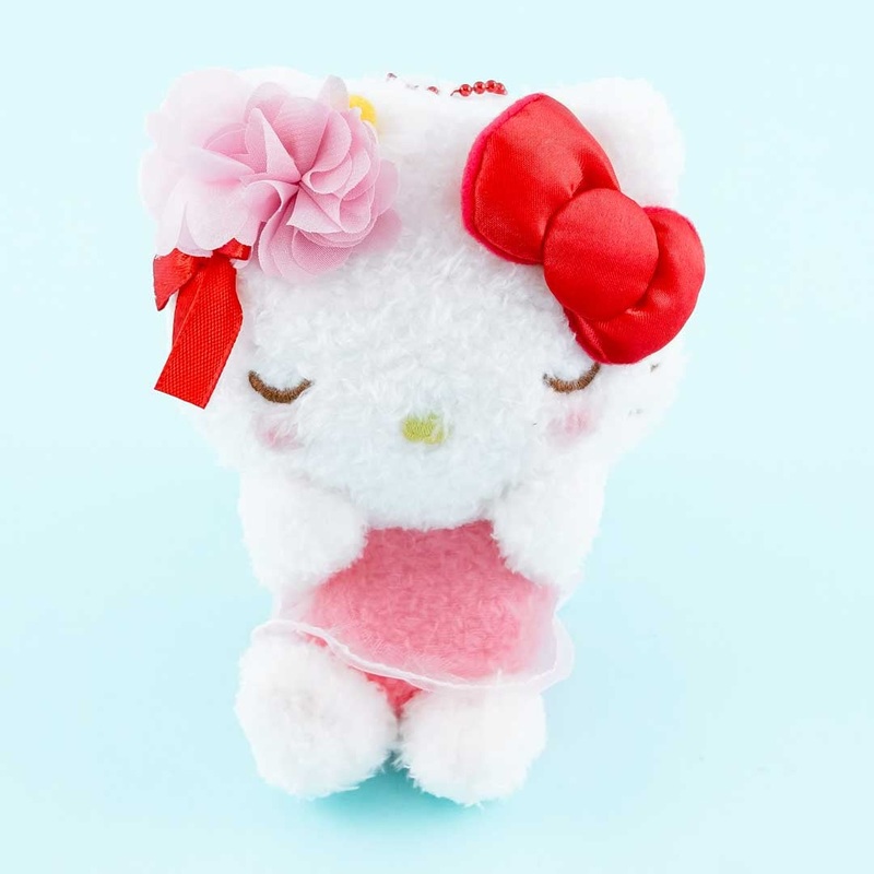 Hello Kitty Flower Ribbon Plushie - Medium