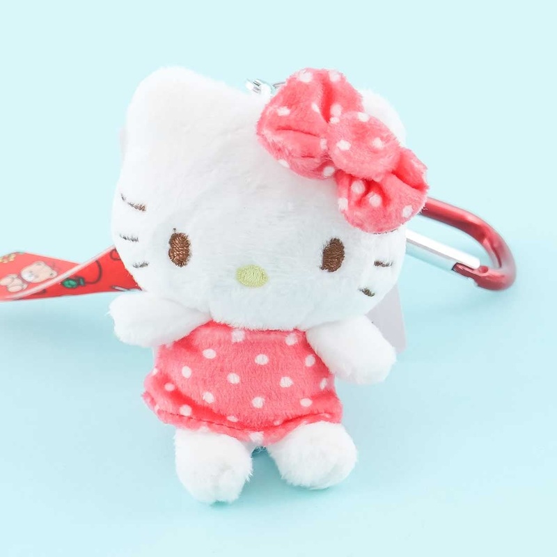 Hello Kitty Plushie Bag Charm With Wrist Strap