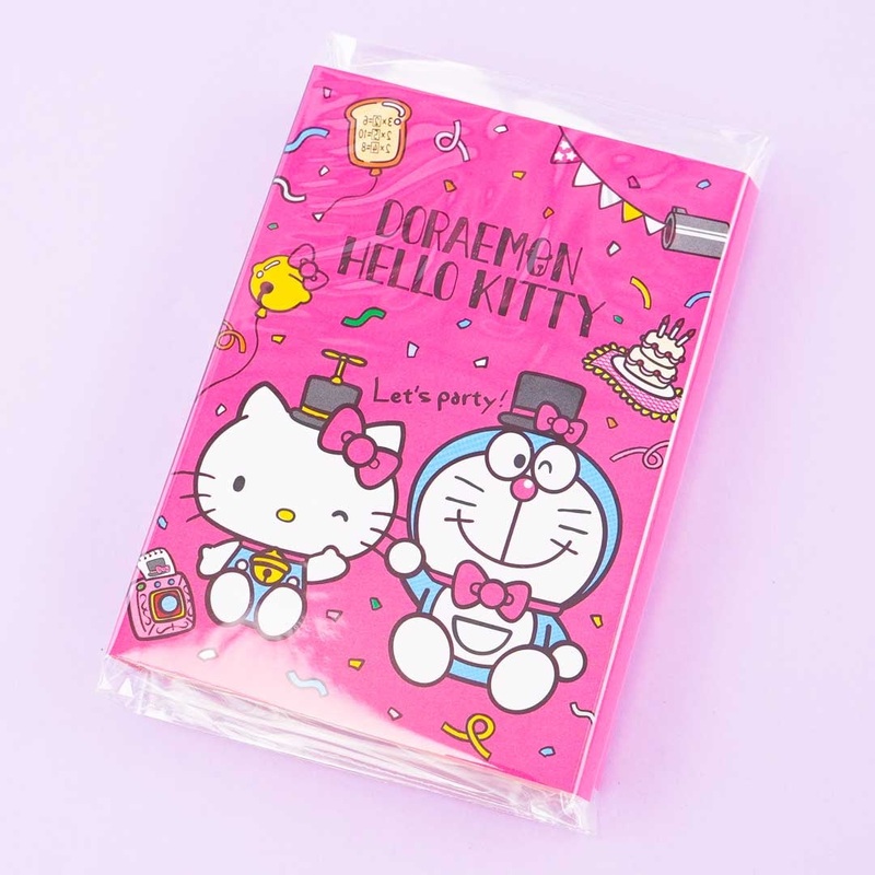 Hello Kitty x Doraemon Party Memo Pad Set
