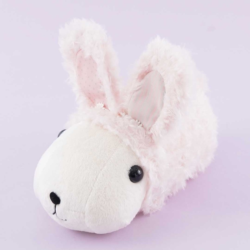 Kapibara-san Mokomoko Bunny Plushie - White-san / Medium