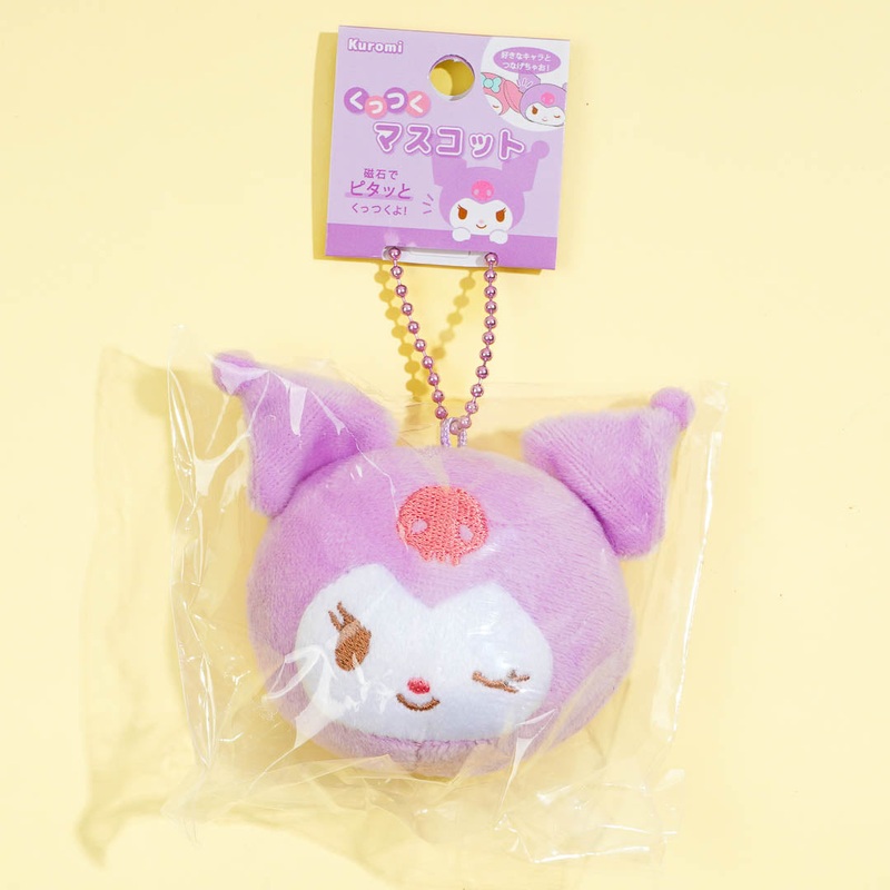 Kuromi Wink Magnetic Plushie Charm - Mini