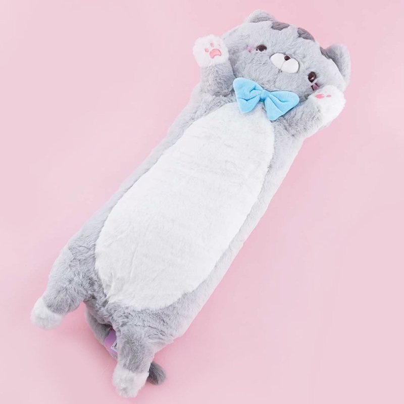 Long Nyanko Plushie - Tabby / Extra Big