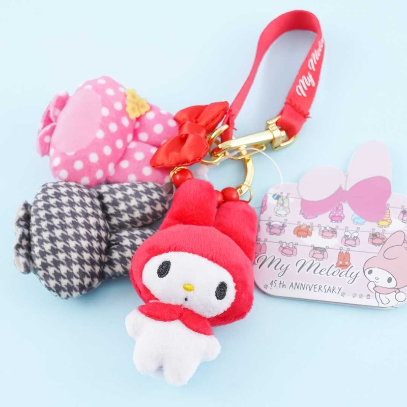 My Melody 45th Anniversary Hood Collection Plushie Charm