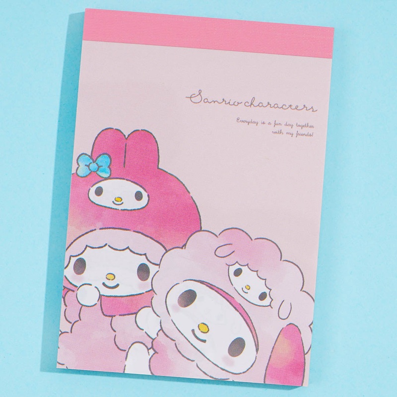 My Melody & My Sweet Piano Hug Memo Pad