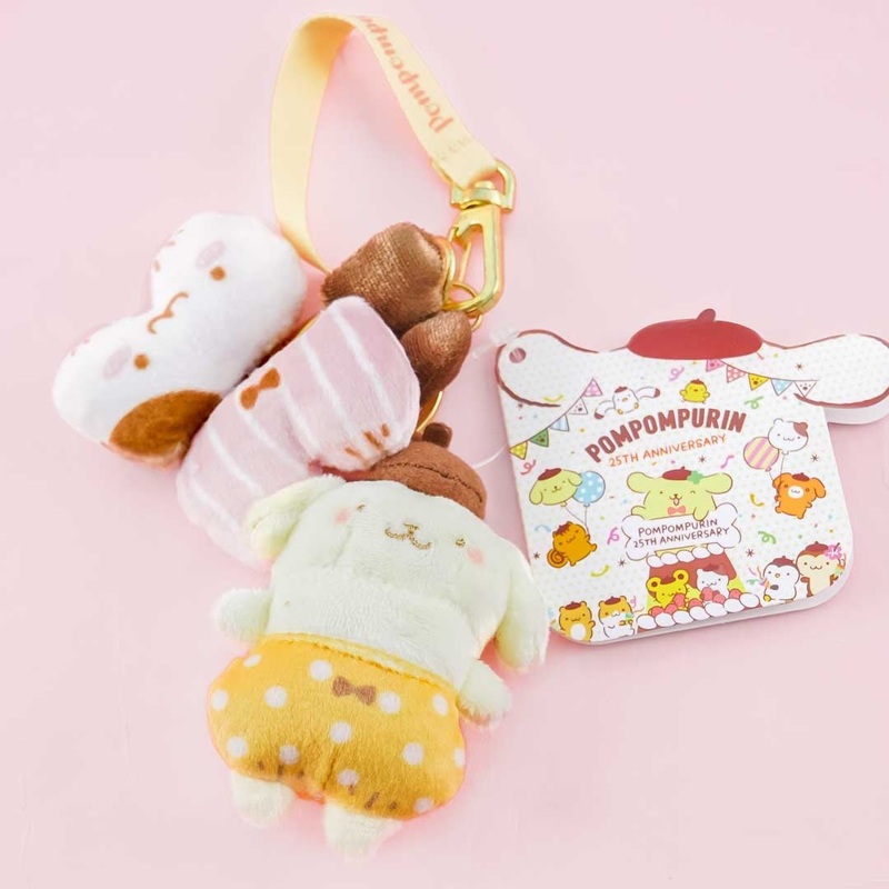 Pompompurin 25th Anniversary Muffin Pants Collection Plushie Charm