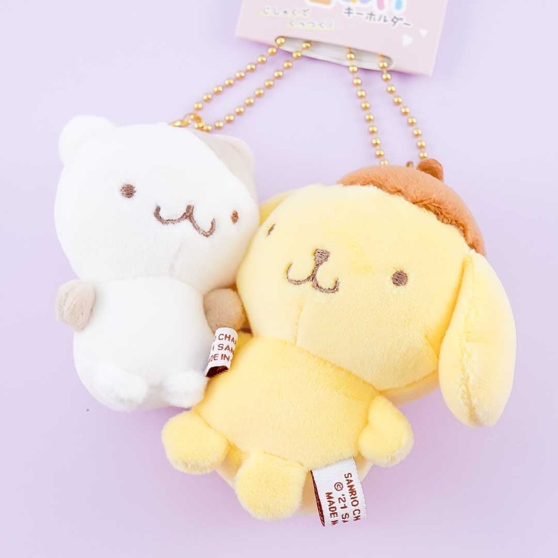 Pompompurin & Muffin Magnetic Plushie Charm Set