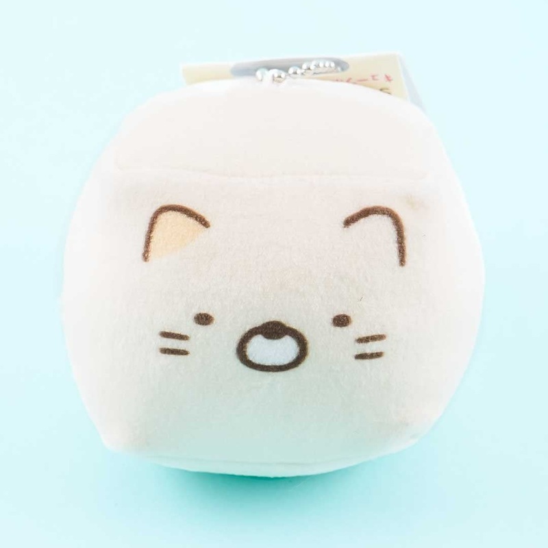 Sumikko Gurashi Cube Plushie Charm - Neko