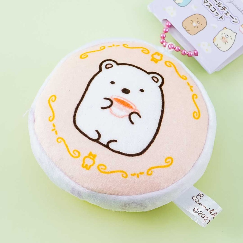 Sumikko Gurashi Shirokuma Round Plushie Charm